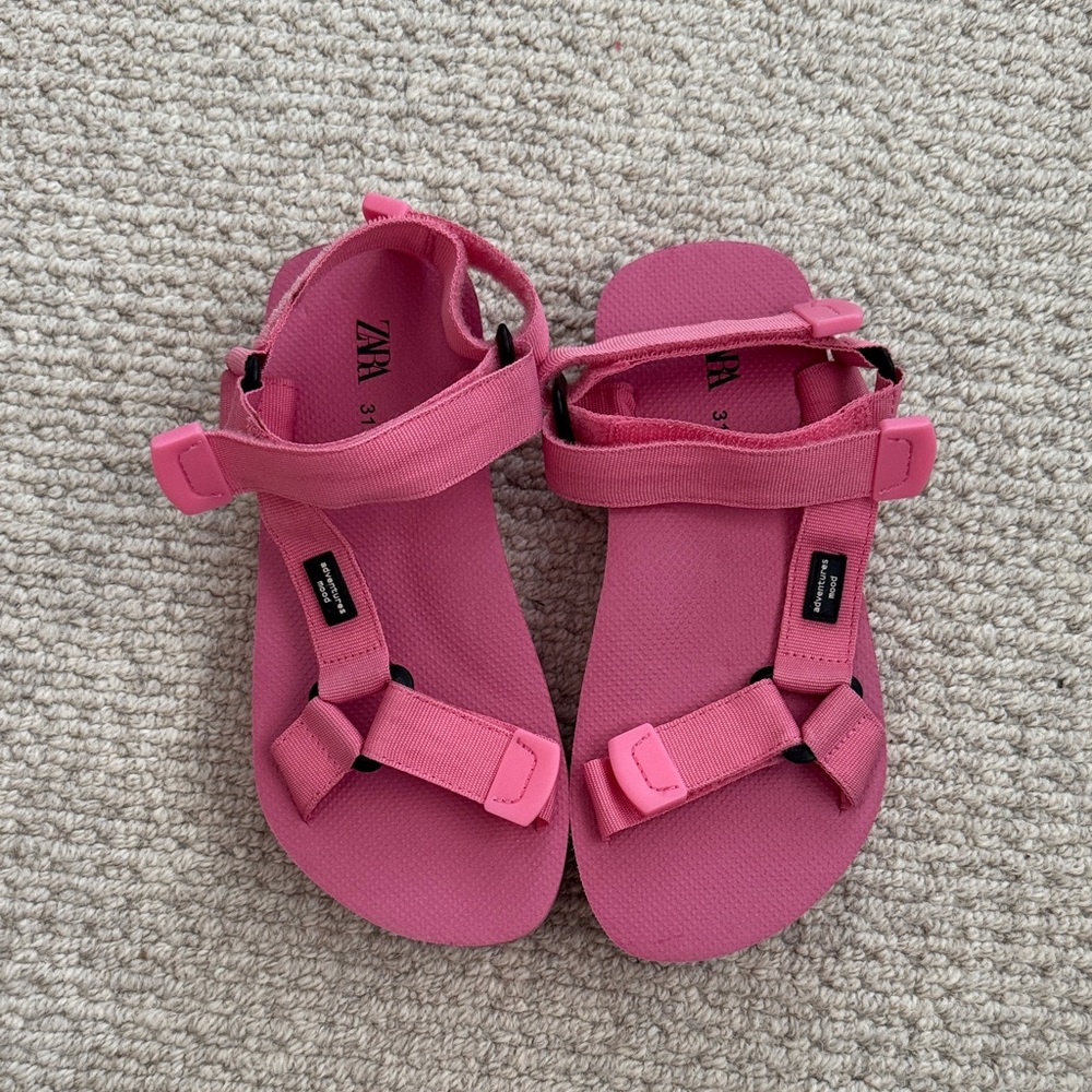 Like new Zara Kids Pink Sandals
